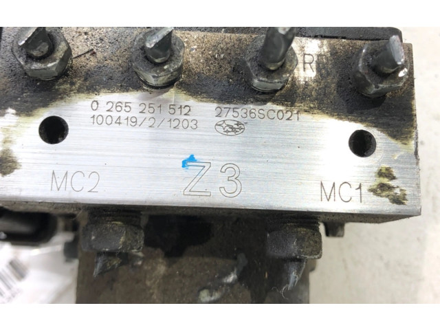 Блок АБС 0265251512 Subaru Forester SH 2008 - 2013 года