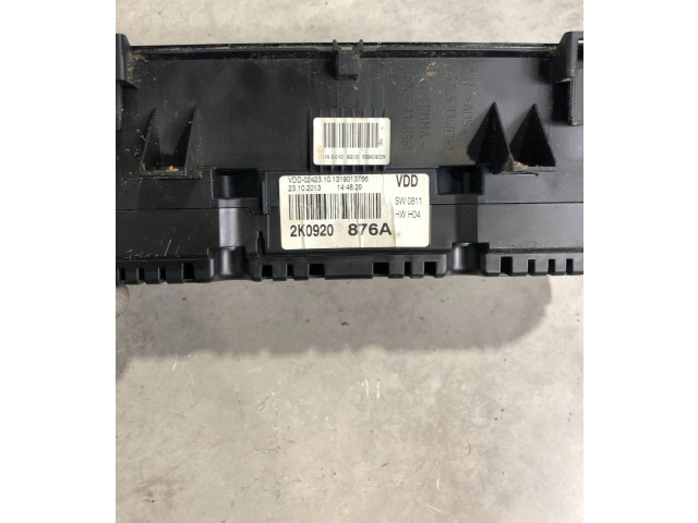 Přístrojová deska Volkswagen Caddy 2012 2K0920876A, VDD0242310