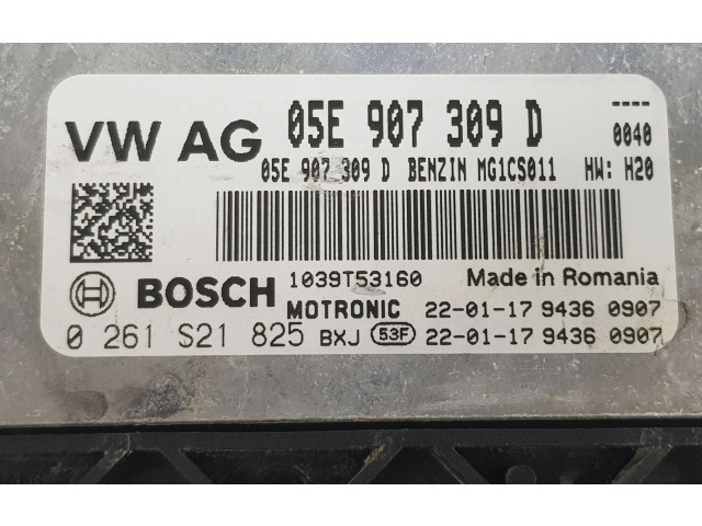 Блок управления двигателя 05E907309D, 05E906012F   Volkswagen Caddy