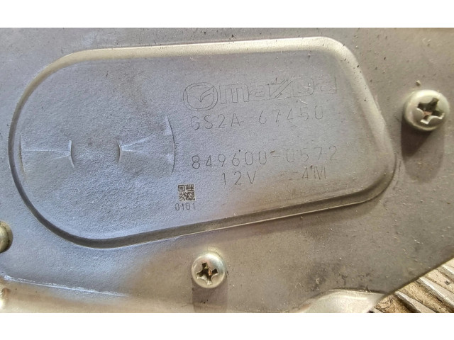 Моторчик заднего дворника GS2A67450, 8496000572 Mazda 6