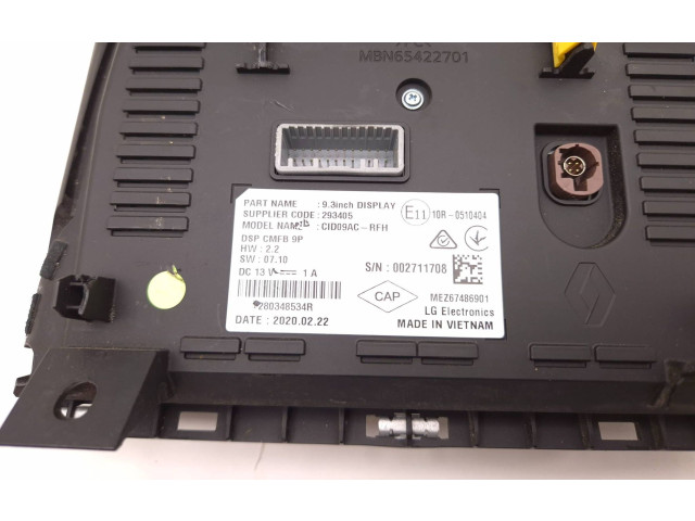 Дисплей 280348534R, 002711708 Renault Clio V