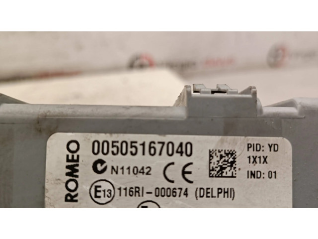 Pojistková skříňka 00505167040, 116RA000021 Alfa Romeo MiTo 2009
