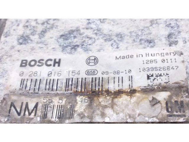 Блок управления двигателя 55572462, 0281016154 Saab 9-3 Ver2