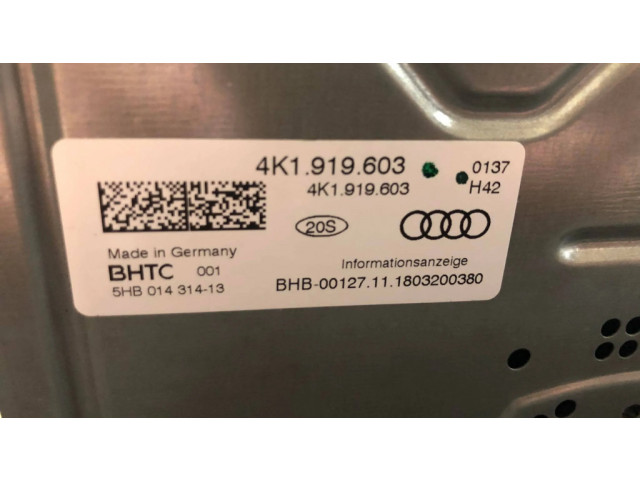 Дисплей 4K1919603, 5HB01431413 Audi A6 S6 C8 4K