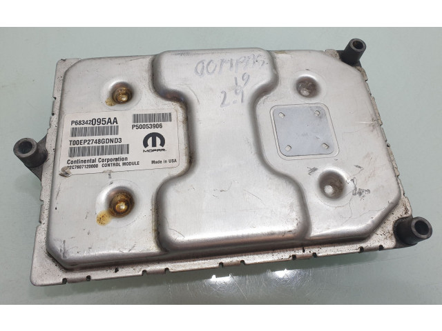 Блок управления двигателя P68342095AA, T00EP2748GDND3   Jeep Compass