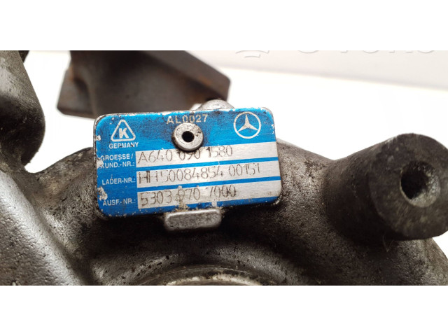  Турбина Mercedes-Benz A W169  A6400901580, 53039707000   для двигателя 640940      