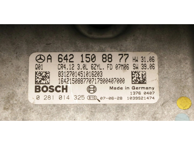 Řídící jednotka A6421508877, 0281014325 Mercedes-Benz E W211 2007