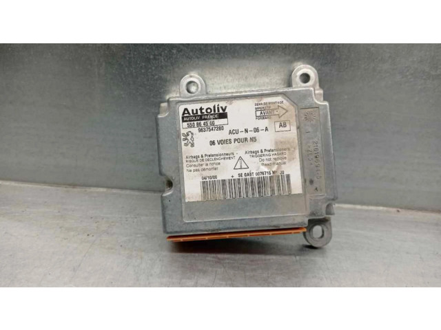 Блок подушек безопасности 9637547280, 550864500 Peugeot 306