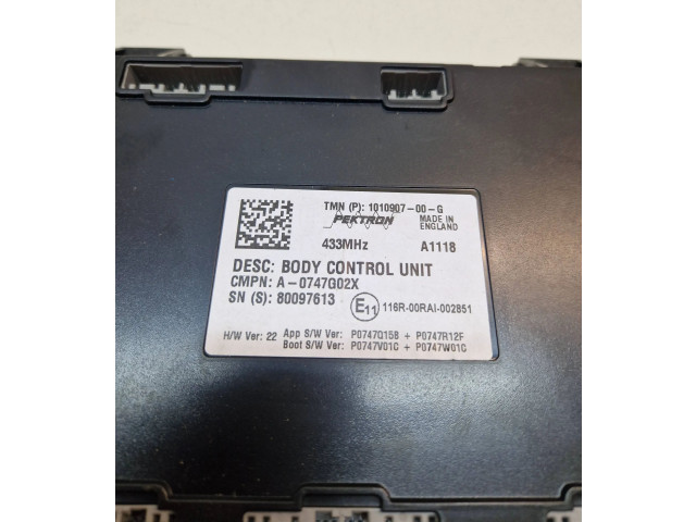 Блок комфорта 101090700G, 0747G022X Tesla Model S