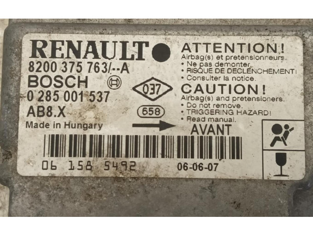 Блок подушек безопасности 8200375763 Renault Clio II