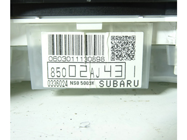 Přístrojová deska  Subaru Outback 2010 85002AJ43, 85002AJ43  
