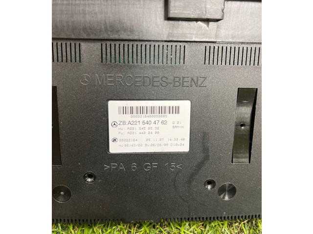 Pojistková skříňka A2215404762, A2215403550 Mercede-Benz S AMG W221 2008