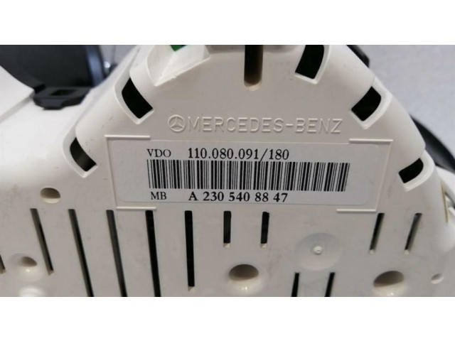 Přístrojová deska Mercedes-Benz SL R230 2002 A2305408847