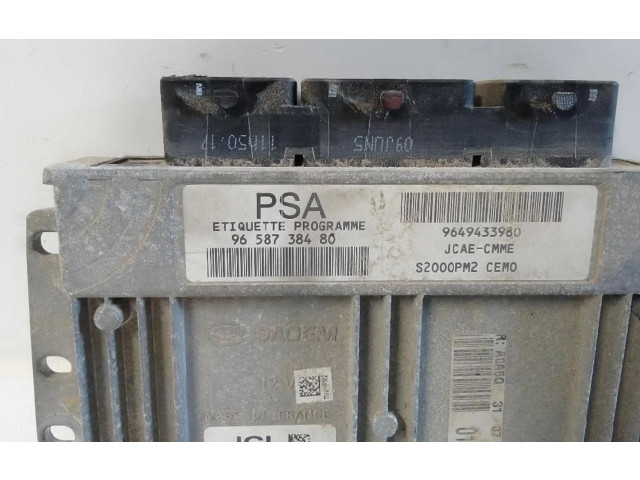 Řídící jednotka 9658738480, 84820V02 Peugeot 1007 2005