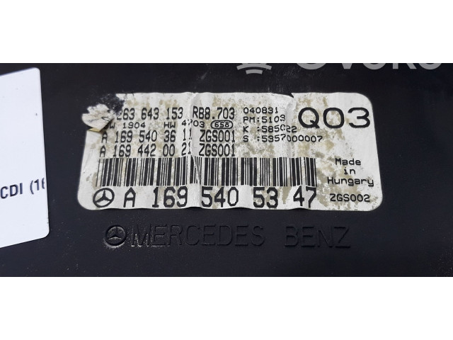 Панель приборов A1694400811, A1695405347 Mercedes-Benz A W169