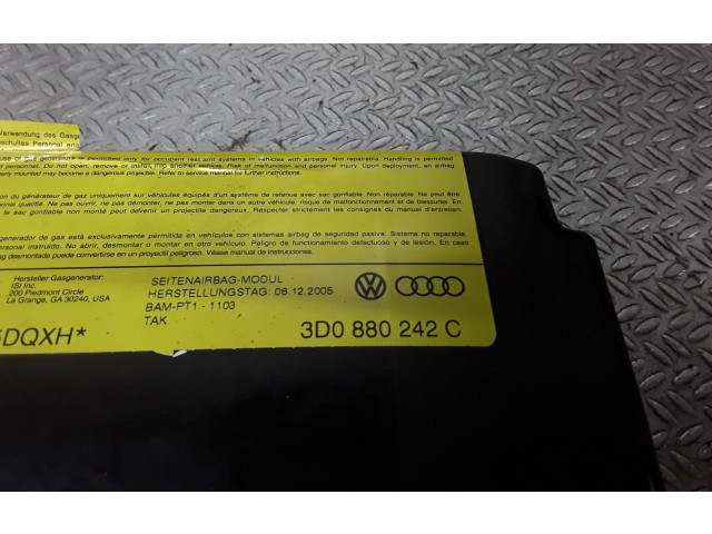 Подушка безопасности в сиденье 3D0880242C Volkswagen Phaeton