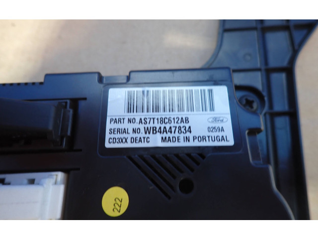 Блок управления климат-контролем AS7T18C612AB, 0259A Ford S-MAX