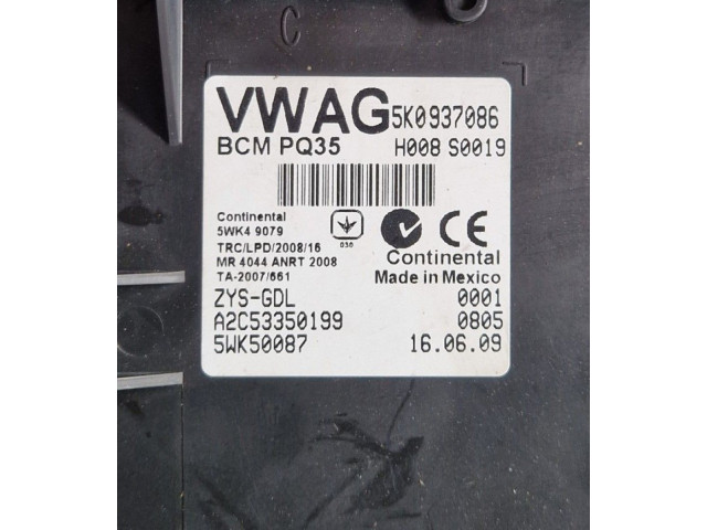 Блок комфорта 5k0937086 Volkswagen Golf VI