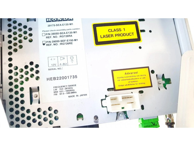 Дисплей 39175seae130m1 Honda Accord