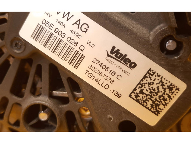 Генератор 05E903026Q, 05E903026Q Skoda Kodiaq