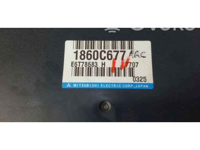 Блок управления двигателя 1860C677, E6T78683H Mitsubishi ASX