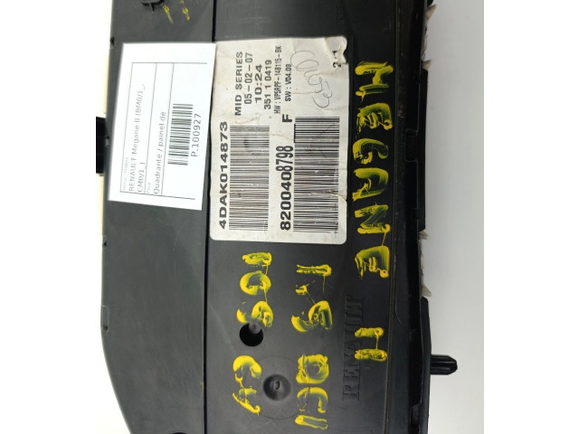 Přístrojová deska Renault Megane II 2001 8200408798F