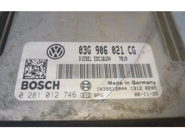 Řídící jednotka 03G906021CG Volkswagen Caddy