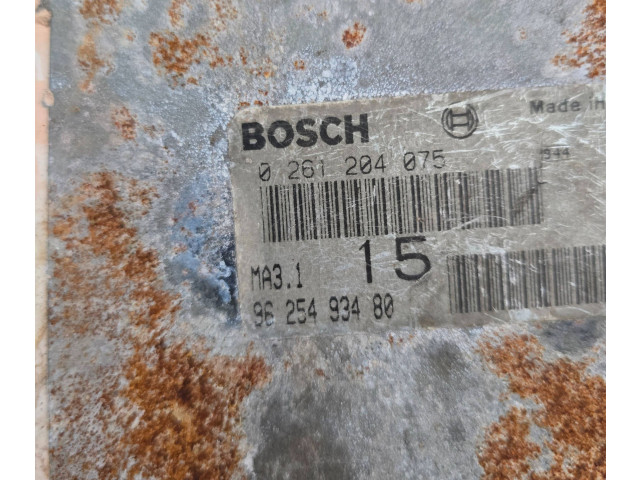 Řídící jednotka 9625493480, 0261204075   Citroen Berlingo 1996