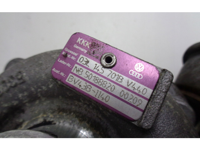 Turbodmychadlo Турбина 03L145701B   Seat Exeo (3R) 2.0  