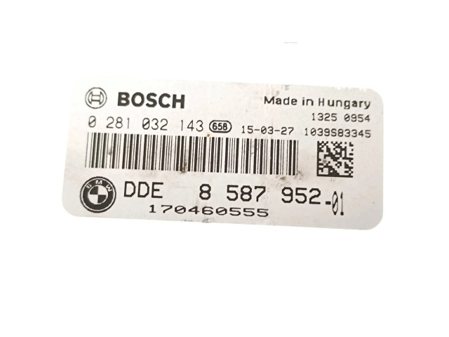 Řídící jednotka DDE858795201, 170460555 BMW 5 F10 F11 2012