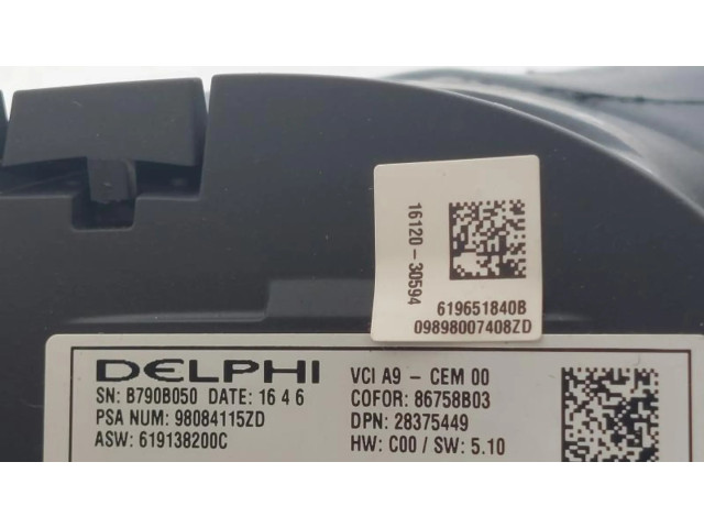 Руль Peugeot 2008 I 2013-2019 года 98181293SM