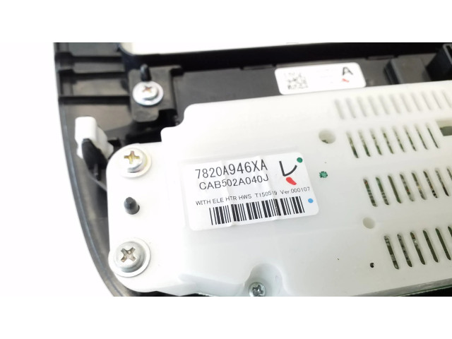 Блок управления климат-контролем 7820A946XA, 8002B409 Mitsubishi Outlander