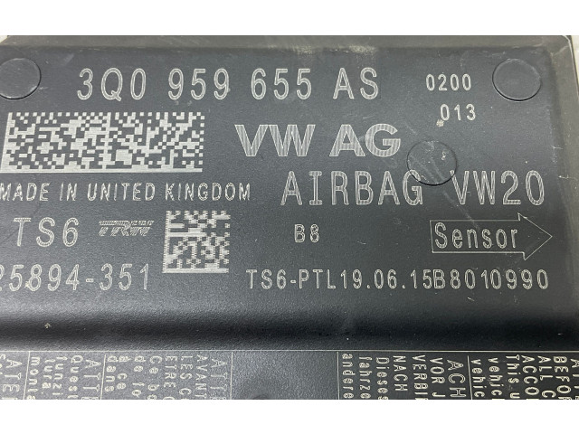 Блок подушек безопасности 3Q0959655AS   Skoda Octavia Mk3 (5E)