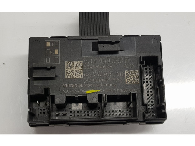 Другие блоки управления / модули 5Q4959593E, 5Q4959593E Skoda Superb B8 (3V)