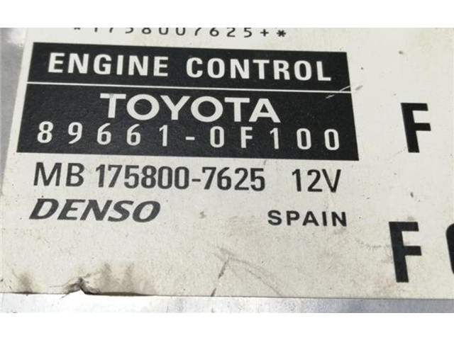 Блок управления 896610F100, 896610F100 Toyota Corolla Verso AR10