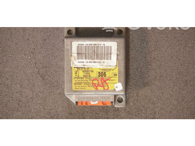 Блок управления надувных подушек 9633621180   Peugeot  306   -  года