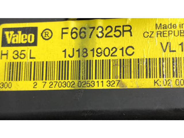 Вентилятор печки F667325R, 1J1819021C Audi A3 S3 8L