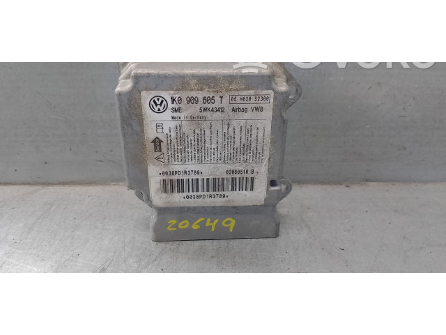 Блок подушек безопасности 1K0909605T, 5WK43412 Volkswagen Jetta V