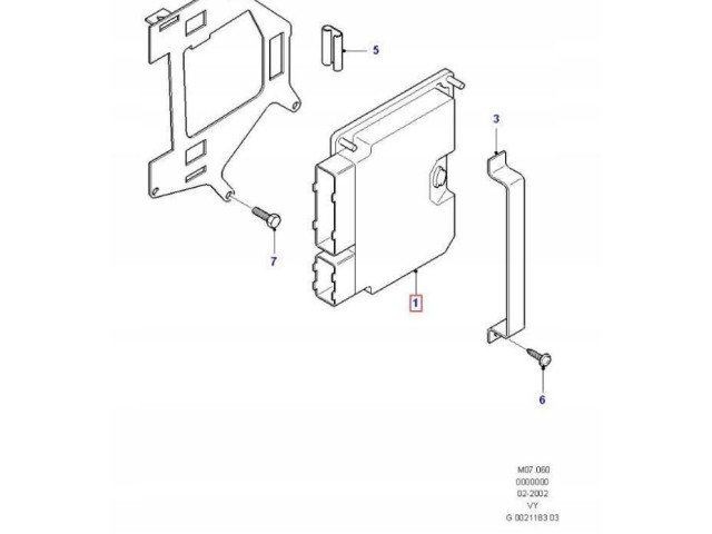 Блок управления двигателем Блок управления 1111315, 1111315 Ford Galaxy