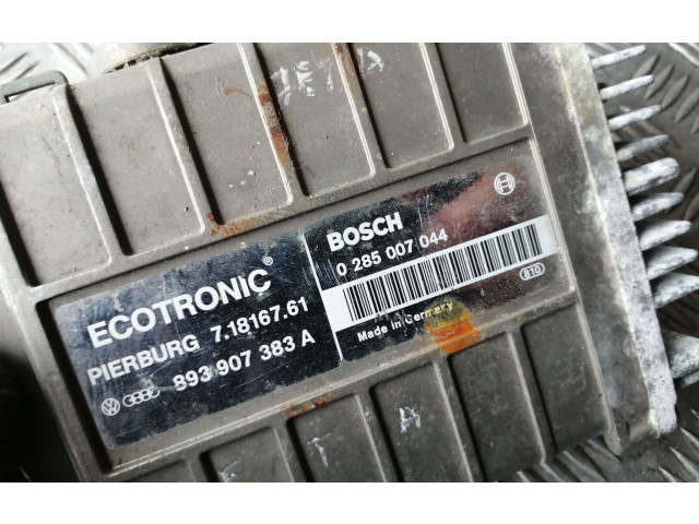 Блок управления двигателя 893907383A, 0285007044 Volkswagen Golf II