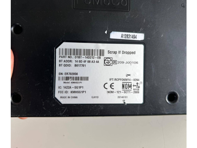 Блок управления D1BT14D212EB, B017701 Ford Transit Custom