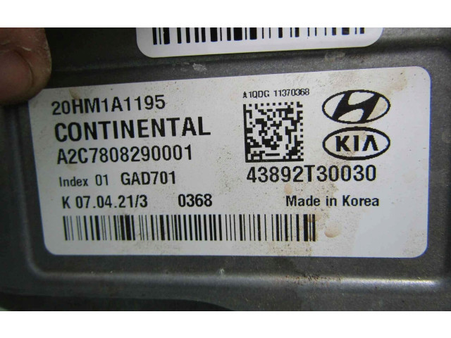 Блок управления коробкой передач 43892T30030, 438002D500   KIA Xceed