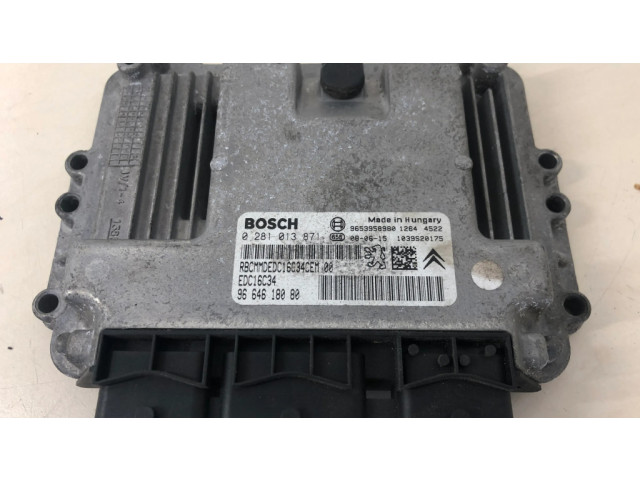 Řídící jednotka 0281013871, 9664618080 Citroen Berlingo 2010