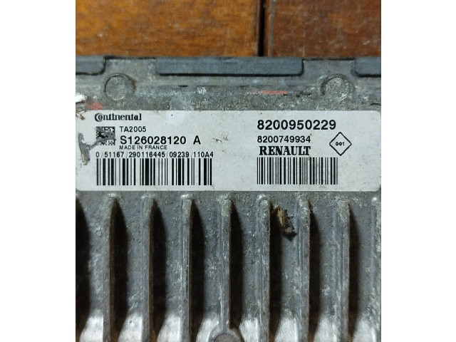 Блок управления коробки передач 8200950229, s126028120a   Renault Clio III    