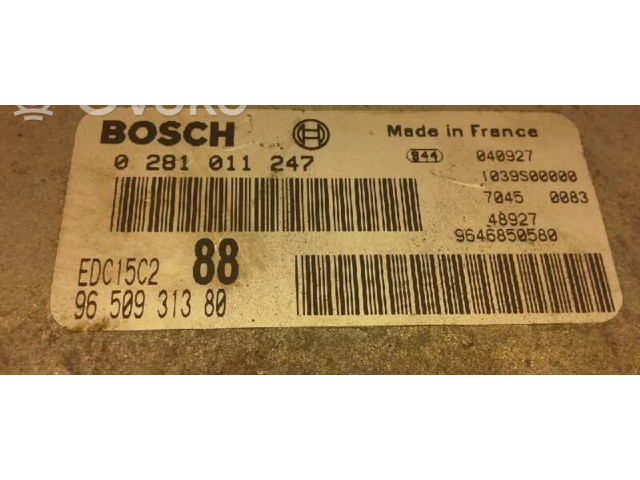 Řídící jednotka 0281011247, 130 Fiat Scudo 2004