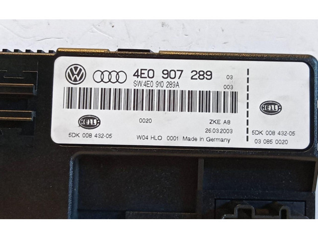 Řídící jednotka 4E0907289 Audi A8 S8 D3 4E 2003