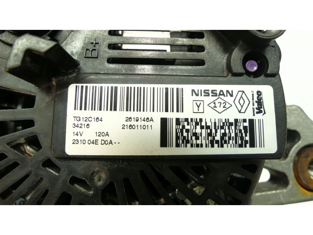 Генератор 231004ED0A Dacia Duster