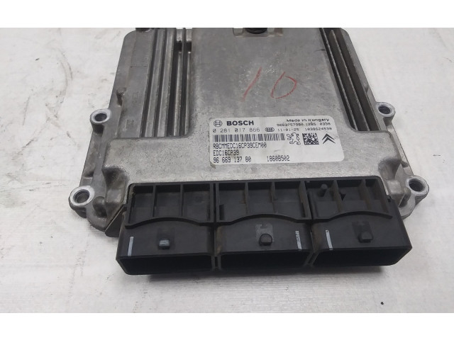 Блок управления двигателя 0281017866, 9663757980   Citroen C-Crosser