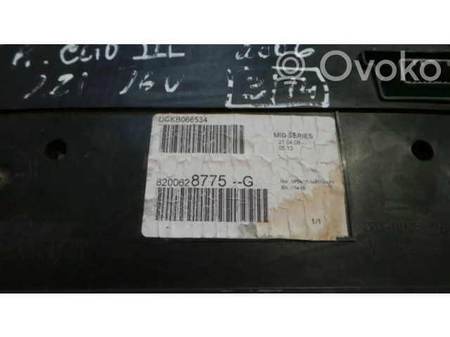 Панель приборов 8200628775-G Renault Clio III