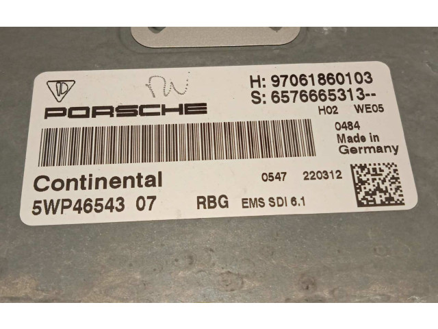 Řídící jednotka 97061860103, 5WP4654307 Porsche Panamera (970) 2012